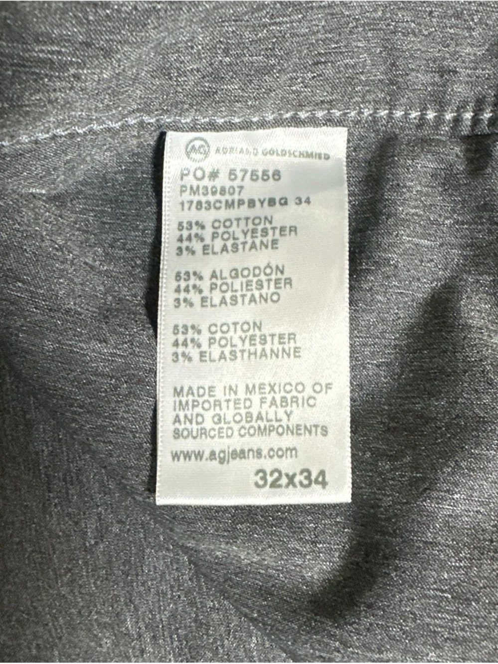 Ag Adriano Goldschmied Navy Slim Chinos